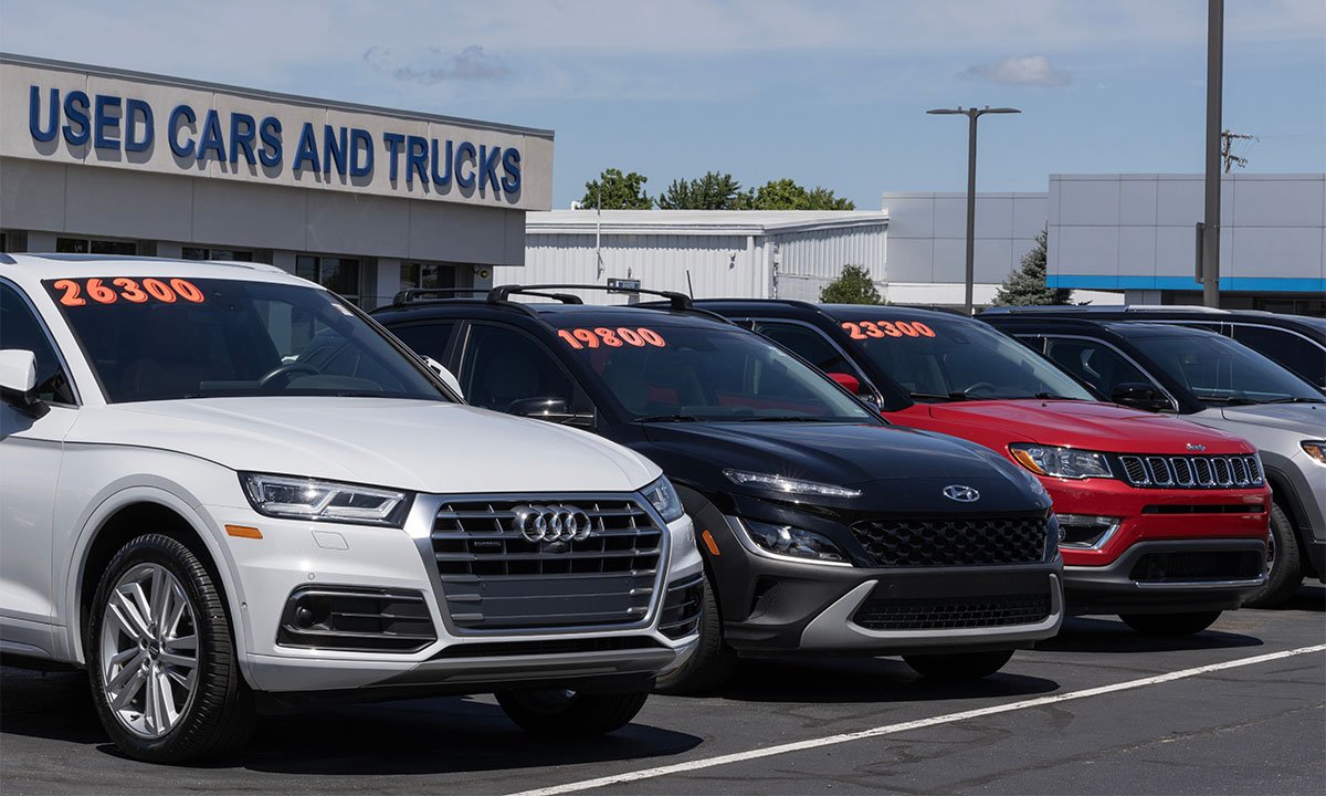 used car lot